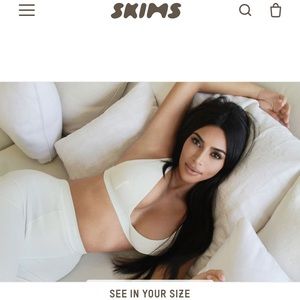 Skims - Cotton plunge bralette - brand New